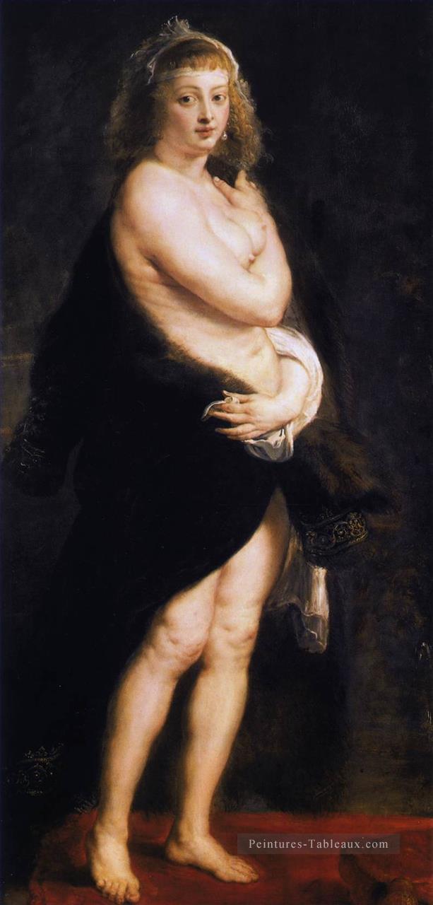 Vénus en manteau de fourrure Baroque Peter Paul Rubens Peintures à l'huile